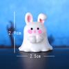 Cute Little Animal Moss Miniature Ornaments Cute Ghost Pig and Rabbit Accessories
