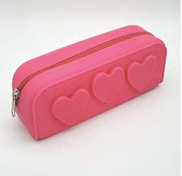 New Makeup Brush Case Toiletry Bag Organizer for Women Silicone Cosmetic Bag Pencil Case with Pattern