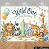 One-year-old Birthday Theme Banner Background Is Suitable for Indoor and Outdoor Celebration Events