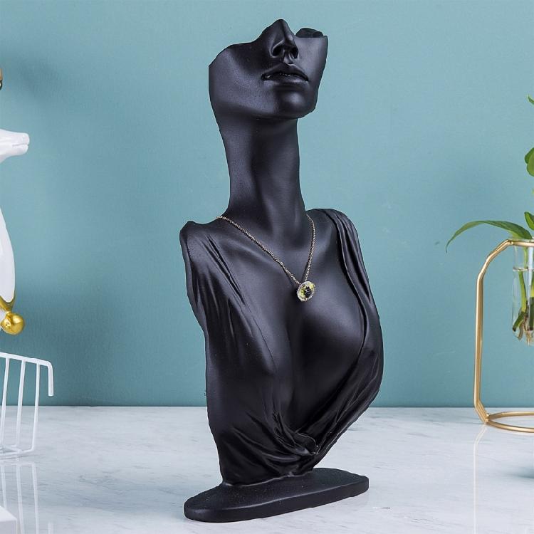 Fashionable Necklace Display Stand Mannequin Shaped Jewelry Holder for Showrooms