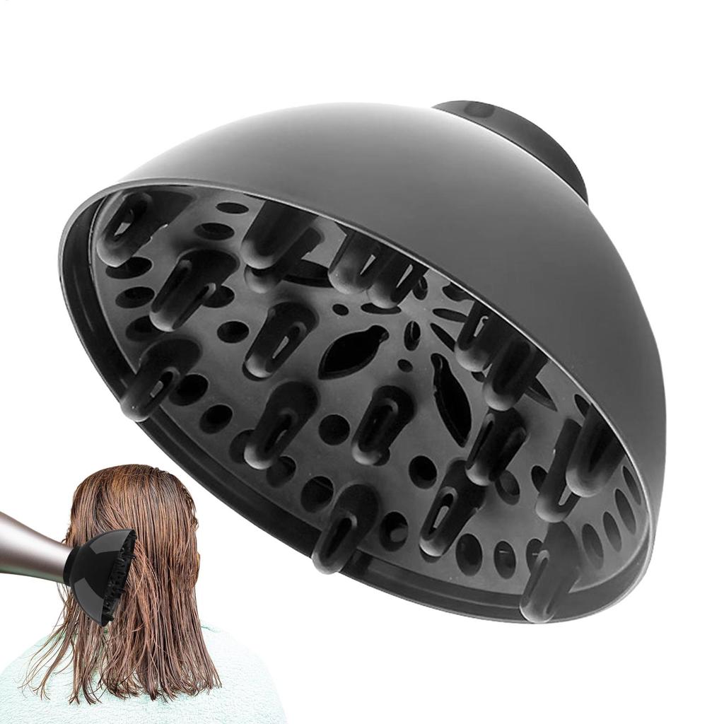 Curly Hair Diffuser Portable Hair Diffuser Beauty Care Supplies for Summer Morning Vacation Spa Travel Night Day Heat Drying