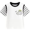 BalaOne Kids' Faux Two-Piece Striped T-Shirt