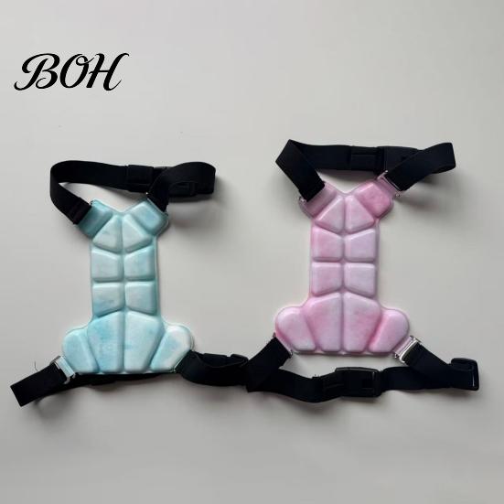 Pet Heat Stress Relief Gear Dog Cooling Vest, Breathable Coat with Gel Ice Packs, Summer Essentials for Hot Climate Jacket Large Medium Small