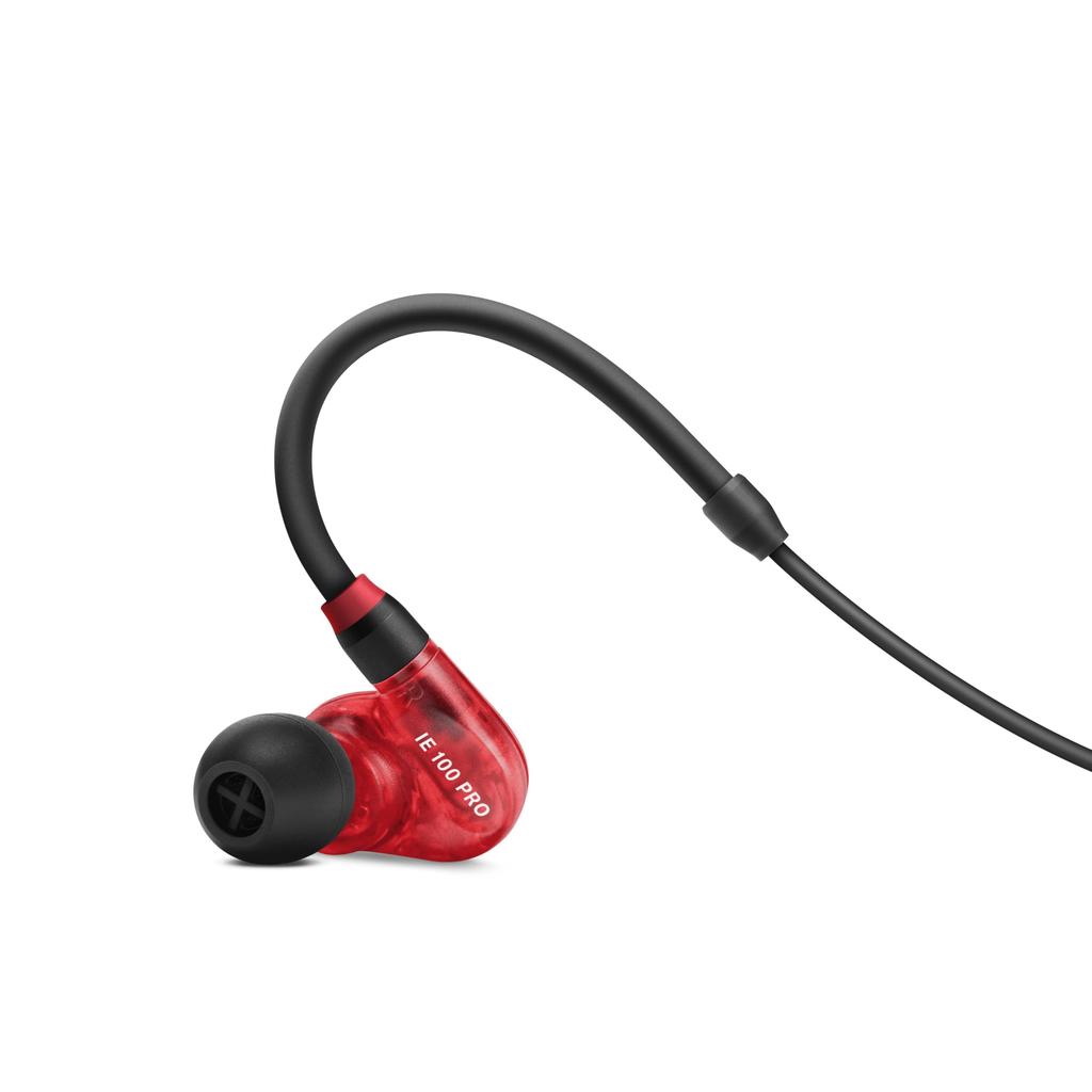 Sennheiser IE 100 PRO RED Professional Monitoring Item Number Wired Earphones Earphones, Red, 508942, In-Ear Type,