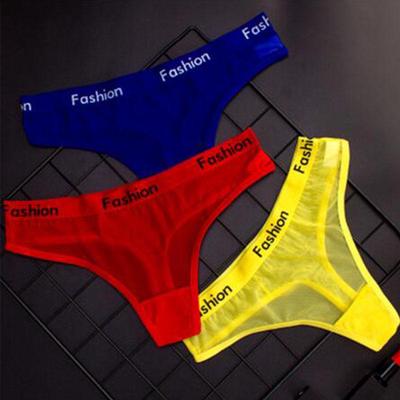 Brief Low-Rise Transparent Mesh G-String Tanga Höschen Unterwäsche Slips Sexy Dessous Intim