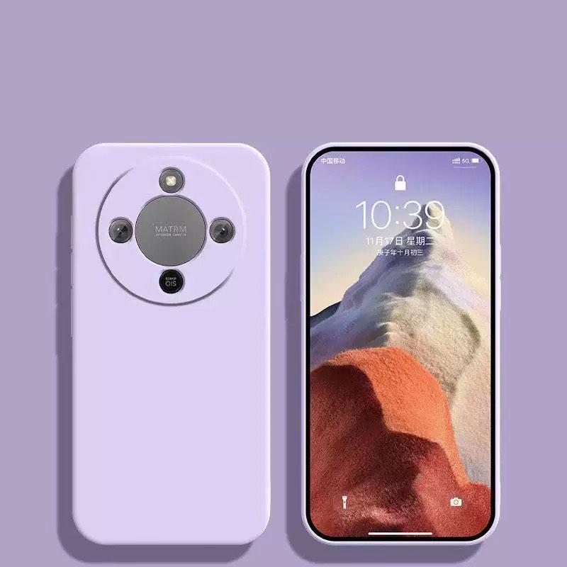 Luxus Business Minimalistisches Silikon Handyhülle für Honor X9d X70 High End Matt Hautfreundlich Kamera Schutz Stoßfeste Hülle Funda