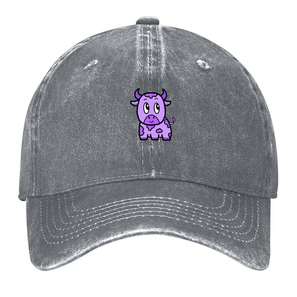 New Purple Cow Baseball Cap Luxury Caps Cute New In The Hat Beach Outing For Girls Unisexs