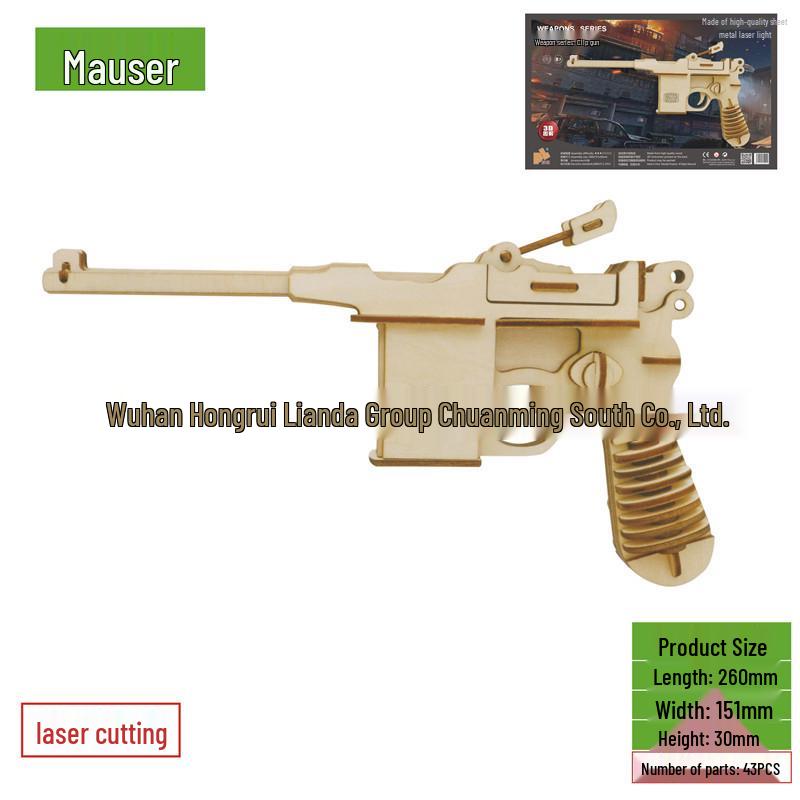 3D DIY Wooden Jigsaw Puzzle Model - Laser Cut Building Set