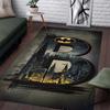 Batman Pattern Rug - Non-slip Kitchen and Outdoor Rug, Yoga Rug, Home and Bedroom Decoration, Birthday Gift