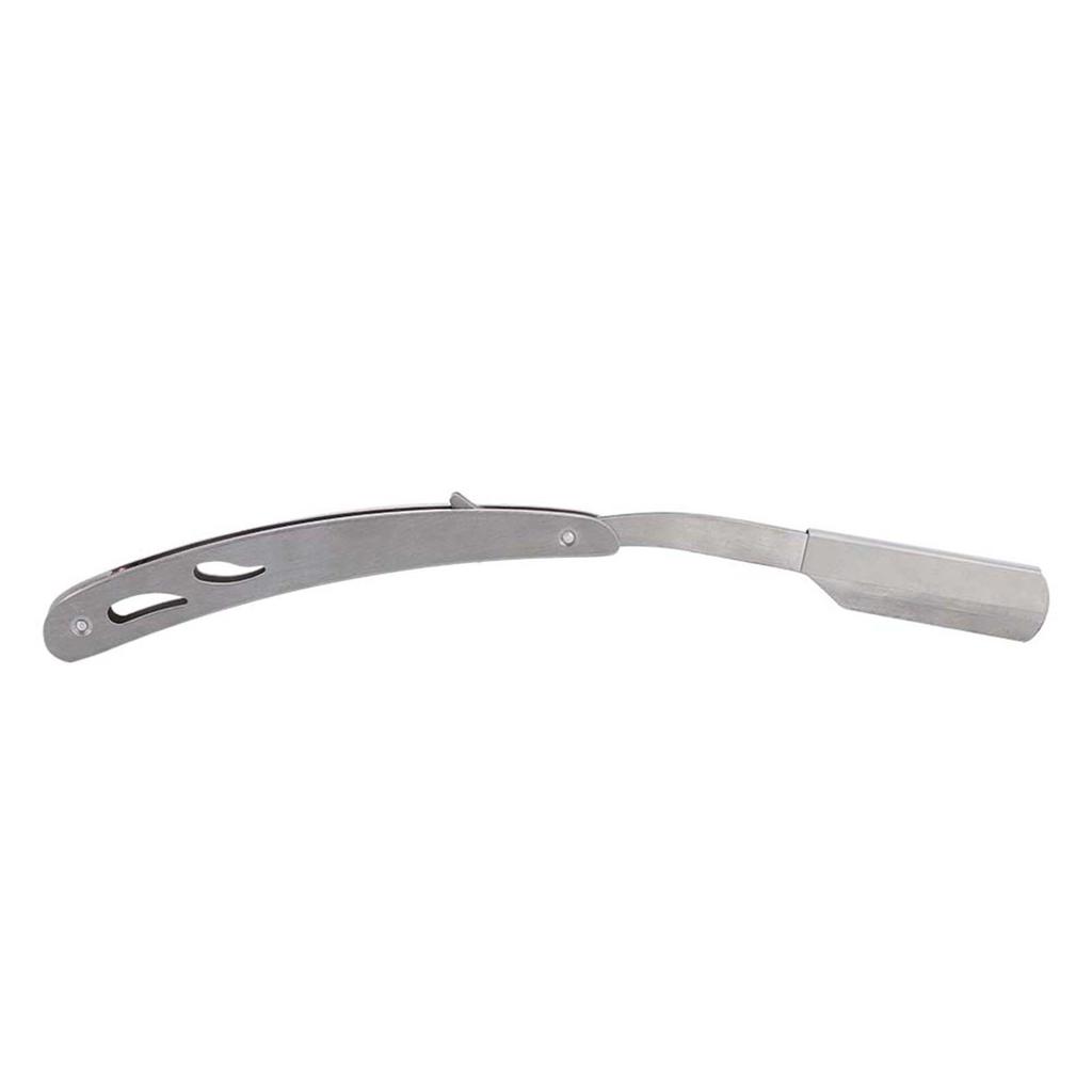 Stainless Steel 74 Manual Shaving Blade Holder Barber Folding Shaving Knife RackBlade Holder