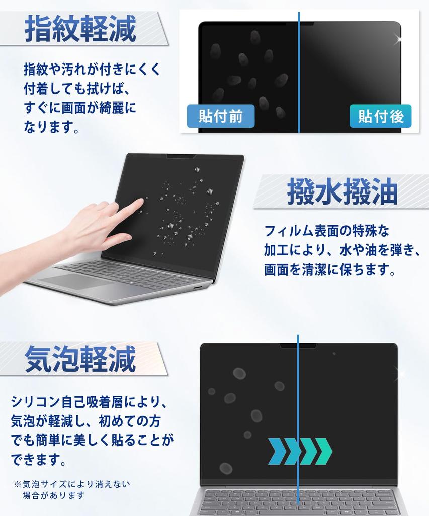 Lifeinnotech Surface Laptop 13-inch 2025 Screen Protector, AR Film, Anti-Reflection, Transparent Screen Protection, Anti-Fingerprint