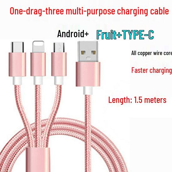 Universal 3-in-1 Charger for Huawei, OPPO, Xiaomi & Vivo Android Phones