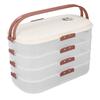 4 Layers Dumpling Storage Box Airtight Lid Snack Storage Container  Party Use