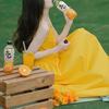 Women's Yellow Sleeveless Dress, Perfect for Summer Beach Vacation Photos; Stylish Maxi Dress