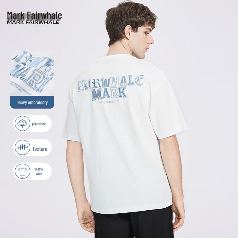 Mark Fairwhale Men s Embroidered Pure Cotton T-Shirt XL