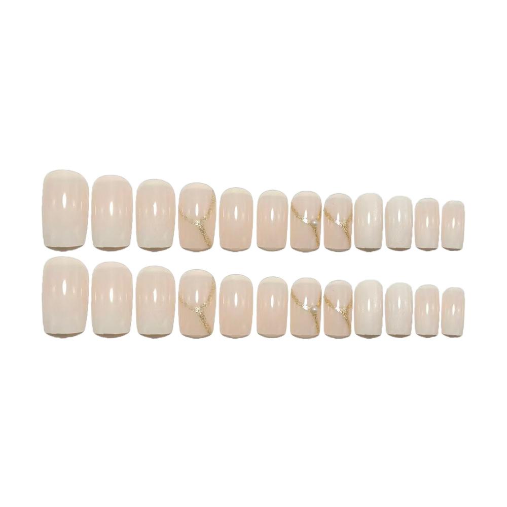 Gentle Fairy Nude Manicure Wearable Manicure Sweet Girly Cat Eye Manicure Patch Simple Temperament Manicure Patch