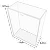 Modern Transparent Desktop Display Case Storage Box Artistic Design For Stationery Cosmetics Small Items Arrangement