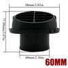 2X 42/60/75/90mm Car Parking Heater Air Vent Outlet Heater Ducting Pipe Air Joiner Directional Rotatable For Webasto Eberspacher