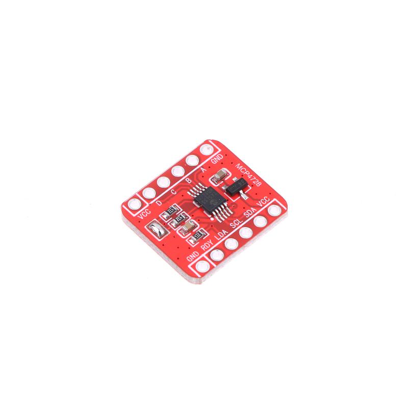 Mcp4728 12-Bit Dac Module 4-Channel Interface Programmable Voltage Reference With Eeprom Storage For Electronics Projects