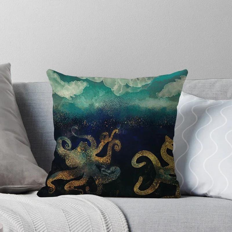 Decorative Home Throw Pillows Case for Waist Cushion Cover Nordic Car Boho Moroccan Print Horse