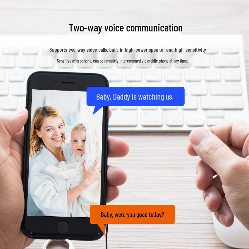 2M 4G Low-Power Indoor Wireless Camera with Battery