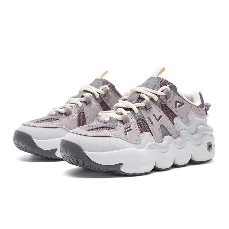 FILA Panini Comfortable Soft Shock Absorption Low Top Casual Shoes Women sneaker Gray F12W532163FCF