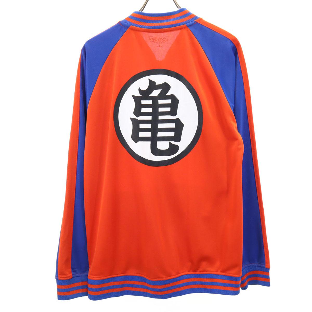 

DRAGON BALLZ Куртка-джерси с принтом на спине L Синий x оранжевый Черепаший отшельник Мужская Б/У