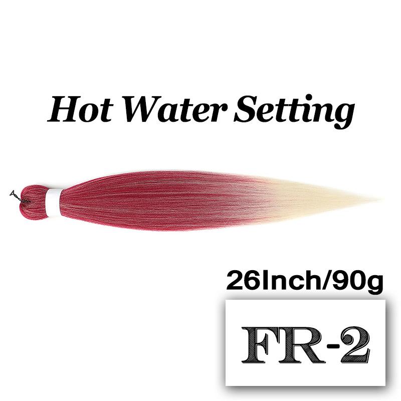 Braiding Hair Pre-stretched 26 Inch Hair Extensions for Afro Crochet Braids Synthetic Hair DIY Purple Pink Peach Red Jumbo Braid