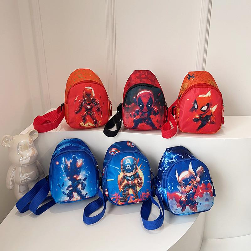 Cartoon Avengers Chest Waist Bag Kids Sling Shoulder Crossbody Gift Bag