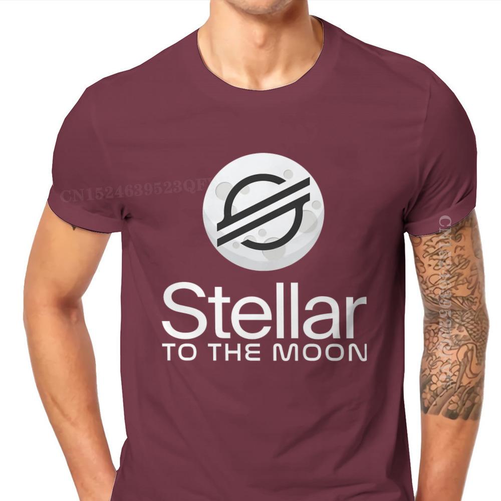 Classic Hip Hop Tshirts Stellar Crypto XLM Coin Cryptocurrency Tops Comfortable Unisex T Shirts Unisex Tshirt Clothing Gift Clothes