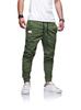 Men Cargo Pants With Drawstring For Casual Wear In Cotton Blend Fabric For Youth