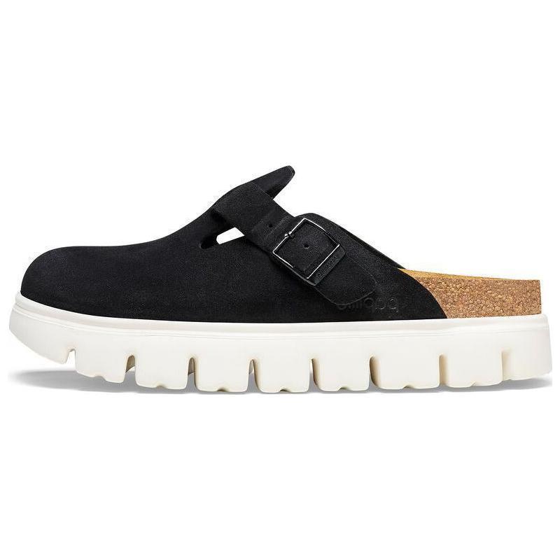Birkenstock Suede Closed Toe Slippers Women s Black Narrow 1026184 37