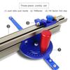 High Abrasion Resistance Table Saw Ruler Carpentry Push Rod Angle Sturdy Mitre Gauge Aluminum Alloy Woodworking Tools