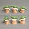 6Pcs/Set Kawaii Baby Yoda Action Figure Mandalorian Cute Yoda Baby Figure Star Wars Yoda Collect Decorations Toys Gifts