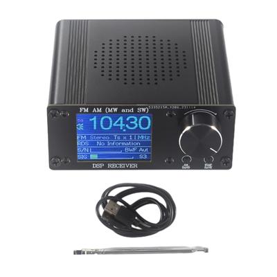 ATS80 Radio Receiver Digital Demodulation Technology Easy To Use Buttons for Camping Kitchen