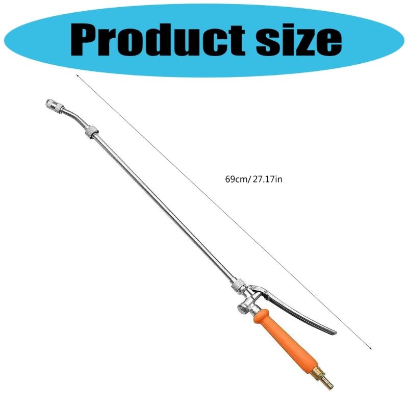 Adjustable Stainless Steel Telescoping Wax Sprayer With Fine Misting Nozzle For Vehicle And Home Use Garden Equipment