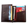 Genuine Leather Card Holder RFID Blocking Crazy Horse Vintage Small Coin Purse ID Window Unisex