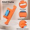 2CP FTTH Fiber Optic Stripper, 1.9-3mm Ccess Tool Loose Buffer Tube Stripper-Orange
