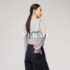 Women's Loose Fit Layered Shawl Knit Sweater