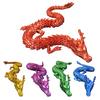 3D Printed Dragon Figure Action Toy Realistic Looking Vibrant Color Chinese Dragon