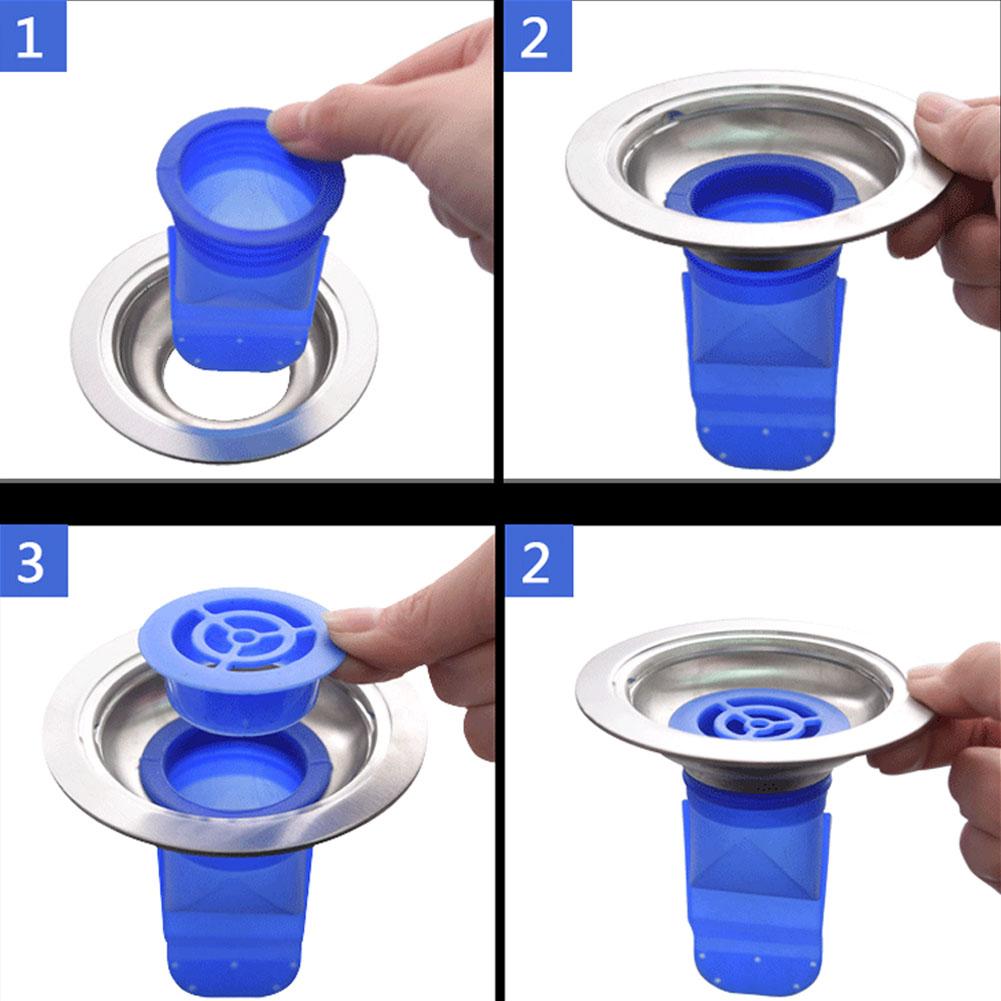 Stainless Steel Bathroom Floor Drain Waste Drainer Drainage Grate (S)