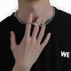 Starlight Titanium Steel Necklace - Male Cross Design for Hip-Hop Style, Unique and Fashionable Accessories That Suit Any Occasion