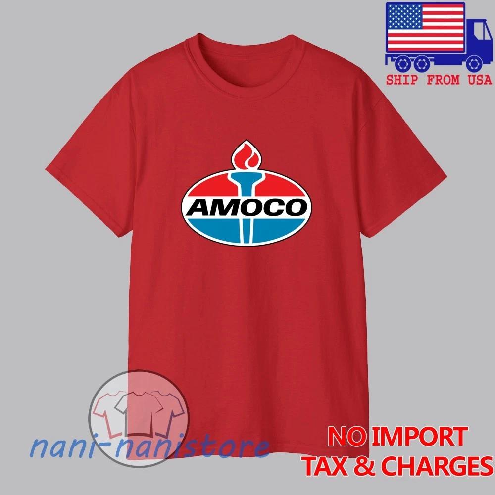 Amoco Oil Racing Car Motorcycle Men s Red Size S-5XL 3XL