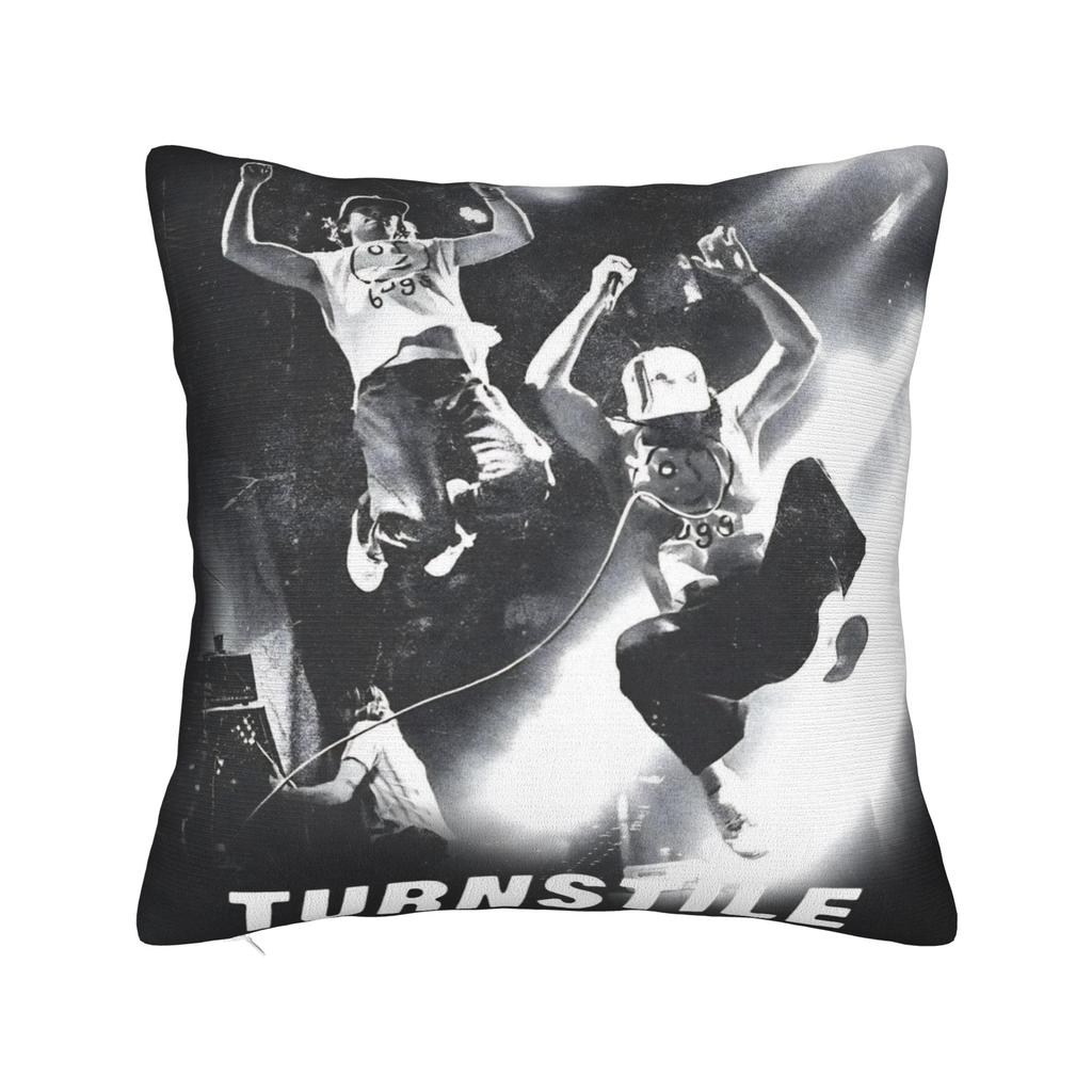 Decorative Pillow Covers Turnstile Rock Band Tour Merchandise Living Room  Throw Pillow Case Cover Square Multiple Sizes
