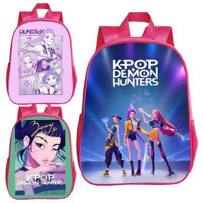 Kpop Dämonenjäger Kindergartenrucksack Cartoon Huntrix Mädchen K-Pop Kleinkind Kinder Tasche Saja Jungen Wasserdicht Täglich Kinder Mochila