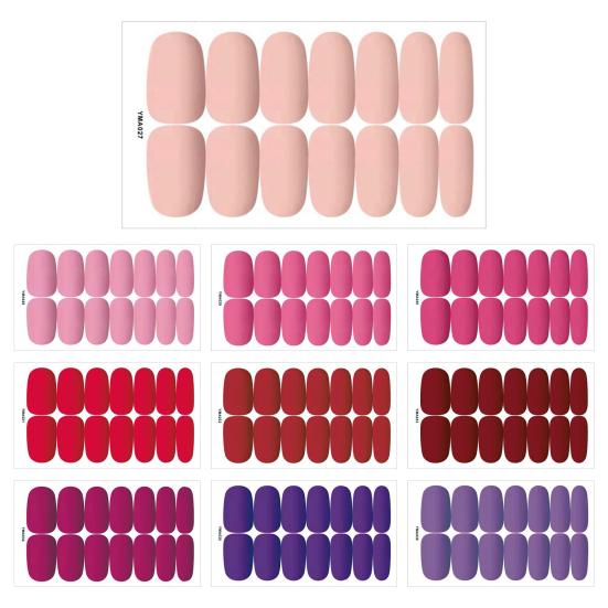 Nail Sticker Self-Adhesive DIY Ultra Thin High Saturation Full Wraps Polish Strips