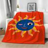 Artistic Pattern S-Sun Throw Soft Warm Throw Blanket for Bedroom Living Room Bed Travel Camping Picnic Gift