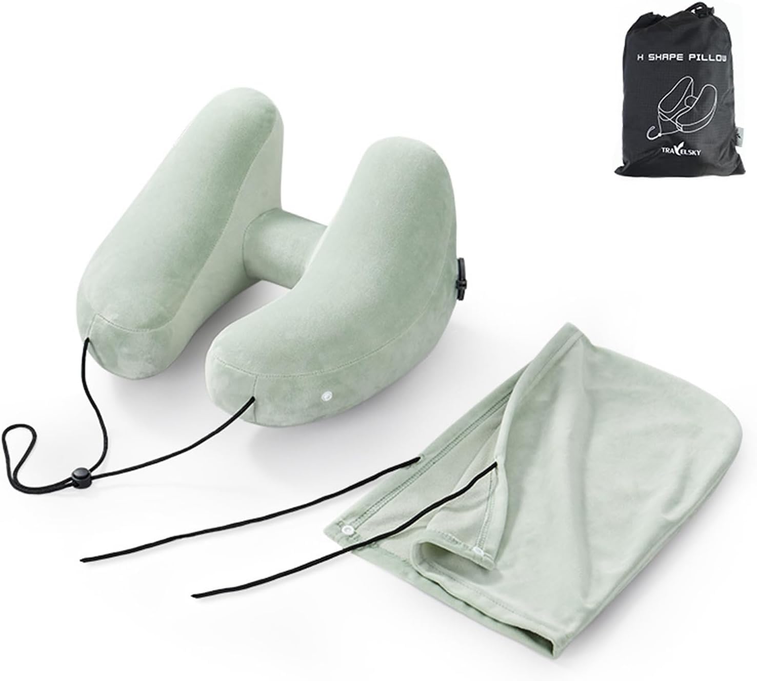 

Подушка для шеи dodulara под контролем физиотерапевта Удобная Авиационная Подушка для шеи Шляпа для шеи Память Портативная Зарубежная Хорошая Деловая Авиационная Ультра Легкая Без Шеи зелёный