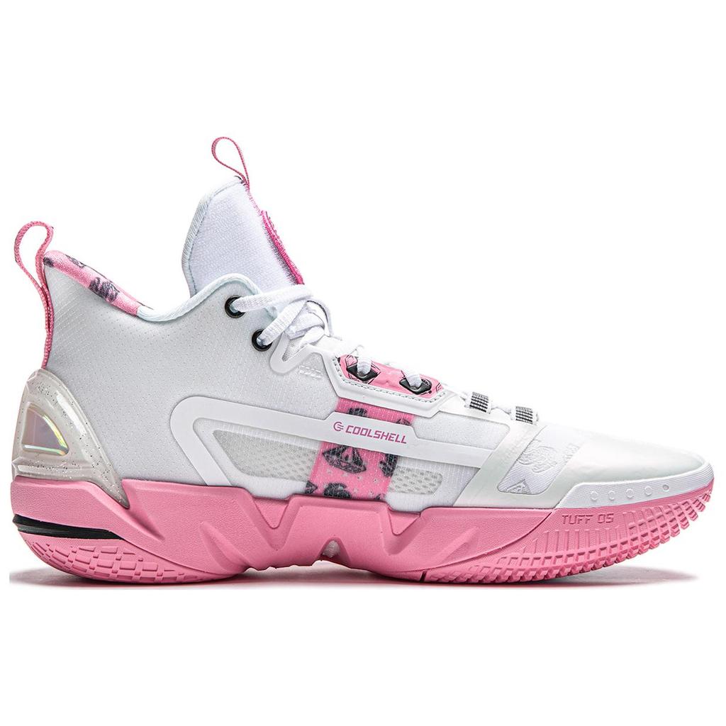 Li Ning Fan Wu 4 BBC Collaboration Lightweight Rebound Stability Support Comfortable Shock Absorption Breathable Mid-Top Basketball Shoes ABFU015-8