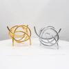 Modern Geometric Metal Desktop Ornaments for Living Room Decor
